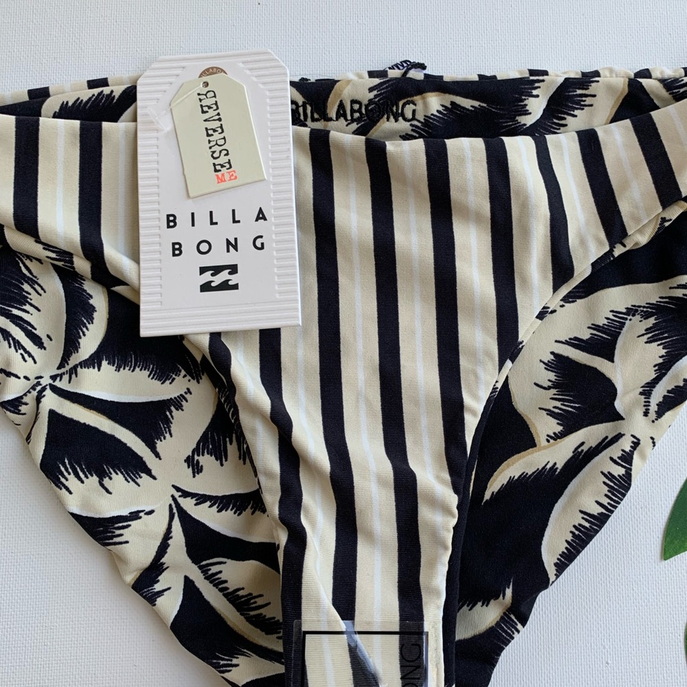 🏝BILLABONG Palm Side Reversible Lowrider Bikini Bottom 🏝 - Picture 5 of 8
